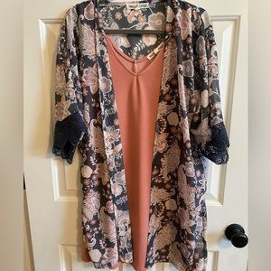 Wallflower dress with kimono size small